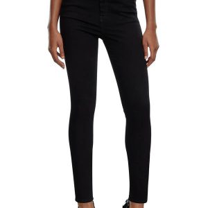 Diesel Skinny Jeans 1984 Slandy-High 069EF Black/Dark grey Woman