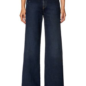 Diesel Flare Jeans 1978 D-Akemi 09H48 Dark Blue Woman