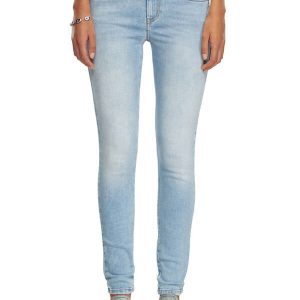 Diesel Skinny Jeans 2017 Slandy 09J13 Light Blue Woman