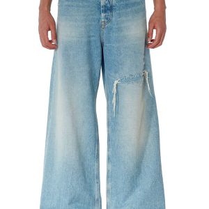 Diesel Relaxed Jeans D-Rise 09E25 Light Blue Man