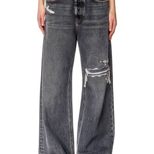 Diesel Relaxed Jeans 1996 D-Sire 007F6 Black/Dark grey Woman
