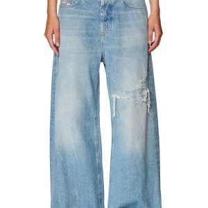 Diesel Relaxed Jeans 1996 D-Sire 09E25 Light Blue Woman