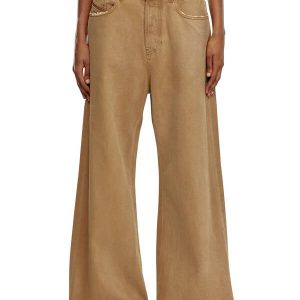 Diesel Relaxed Jeans 1996 D-Sire 09J82 Light Brown Woman