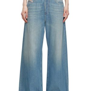Diesel Relaxed Jeans 1996 D-Sire 09J87 Medium blue Woman
