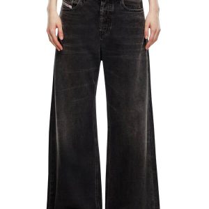 Diesel Relaxed Jeans 1996 D-Sire 09J96 Black/Dark grey Woman