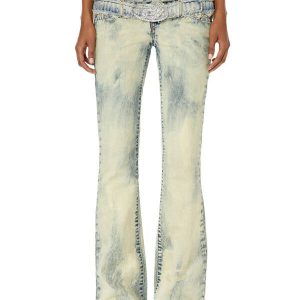 Diesel Bootcut and Flare Jeans 1969 D-Ebbey 068GP Light Blue Woman