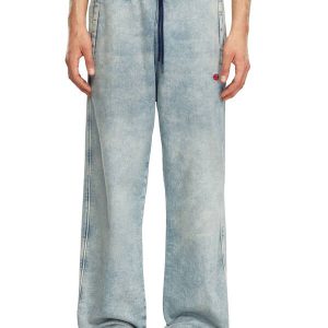 Diesel Relaxed D-Martyans Track Denim 068LU Light Blue Man