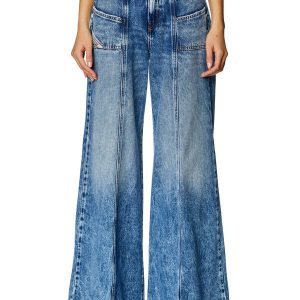 Diesel Flare Jeans D-Akii 09H95 Medium blue Woman