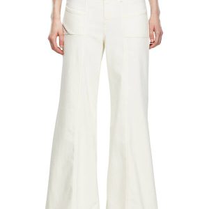 Diesel Flare Jeans D-Akii 09J68 White Woman