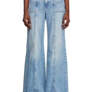 Diesel Flare Jeans D-Akii 09J88 Light Blue Woman