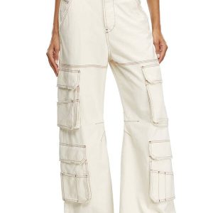Diesel Relaxed Jeans 1996 D-Sire 0GRDQ White Woman