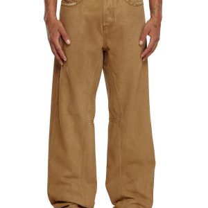 Diesel Relaxed Jeans 2001 D-Macro 09J82 Light Brown Man