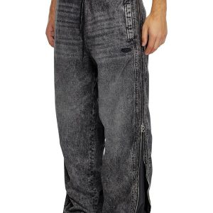 Diesel Relaxed Jeans D-Martian 09K24 Black/Dark grey Man