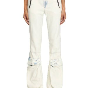 Diesel Bootcut Jeans D-Poky 0CBCV Light Blue Woman