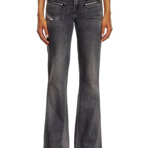 Diesel Bootcut Jeans D-Hush 09K14 Black/Dark grey Woman
