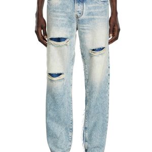 Diesel Relaxed Jeans D-Fire 0AJEN Light Blue Man