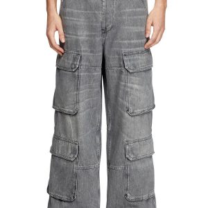 Diesel Relaxed Jeans D-Touch 0DCBE Light Grey Man