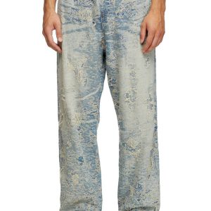 Diesel Relaxed Jeans D-Martial 007Z7 Light Blue Man