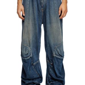 Diesel Relaxed Jeans D-Para 09L14 Medium blue Man
