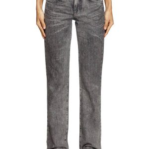 Diesel Bootcut Jeans D-Gianna 0ABDI Light Grey Woman