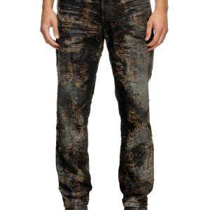 Diesel Regular Jeans 2023 D-Finitive 0ABCW Black/Dark grey Man